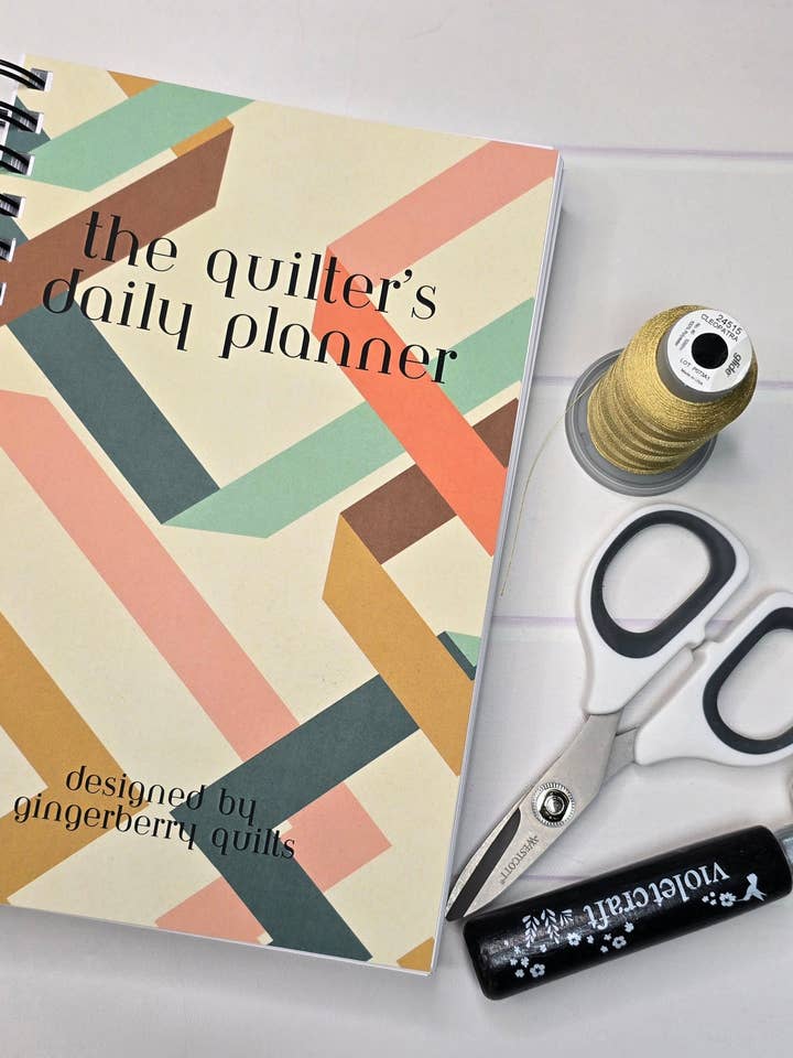 The Quilter's Daily Planner for wholesale by Gingerberry Quilts