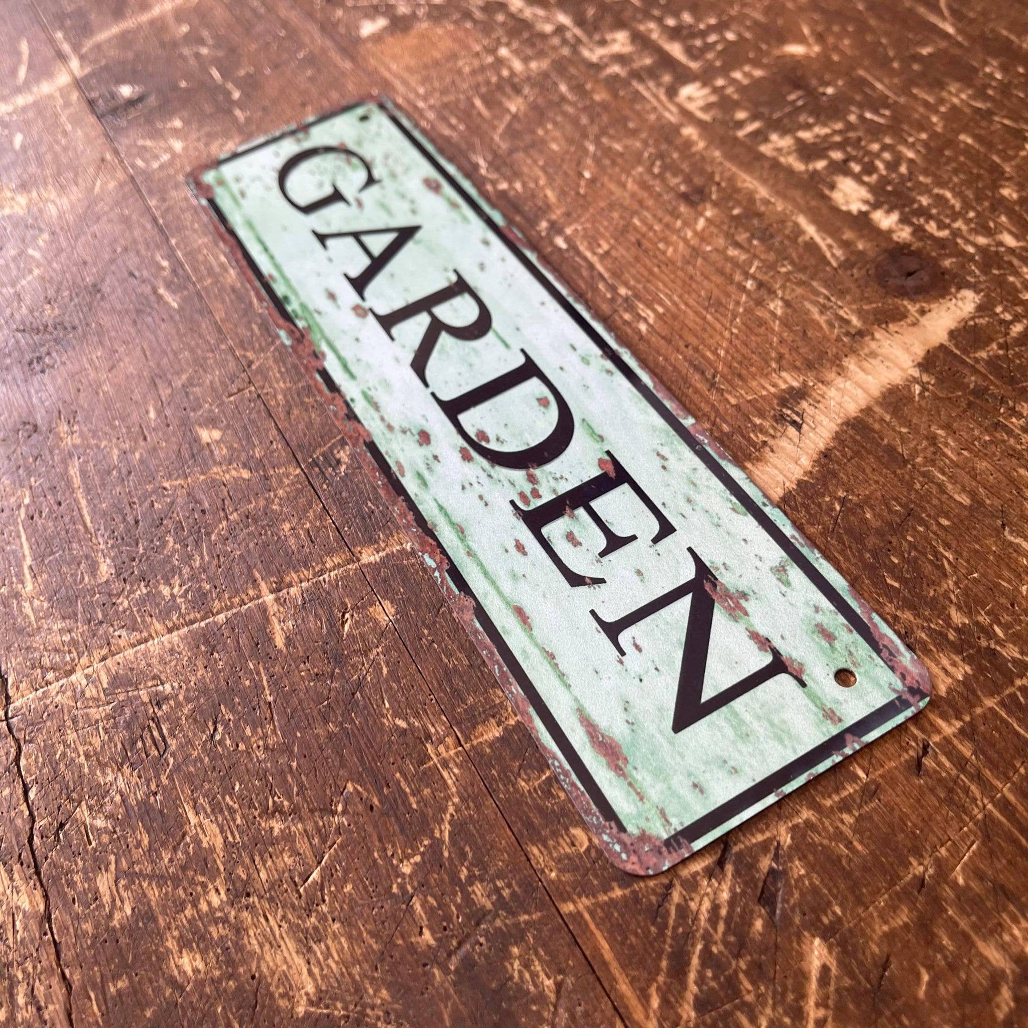 The British Metal Signs Company – wholesale Sign – Garden Door Sign - Metal Art Wall Sign2