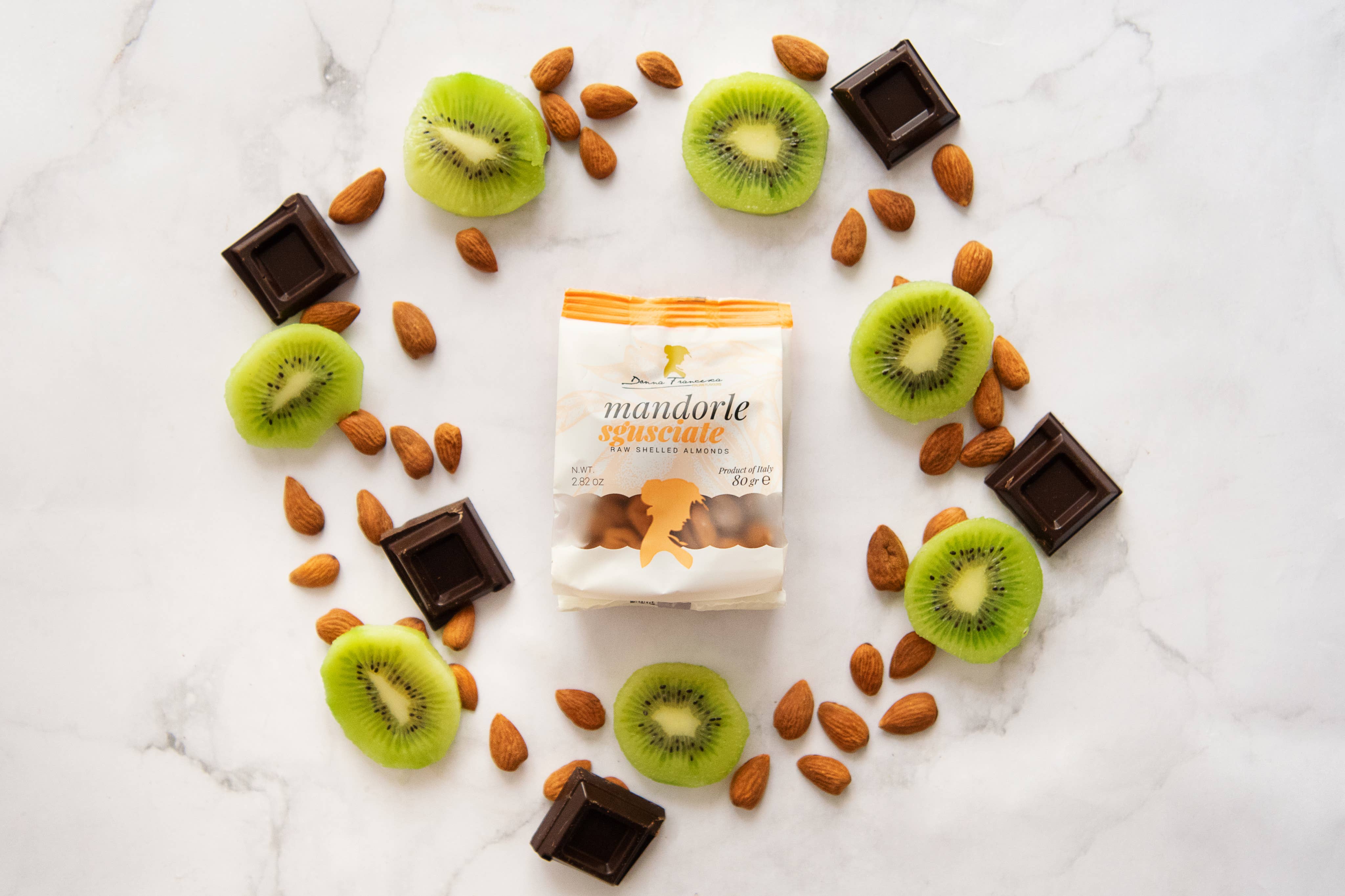 Donna Francesca – Frutos secos por atacado – Amêndoas Descascadas 80 g - Qualidade Premium da Itália1