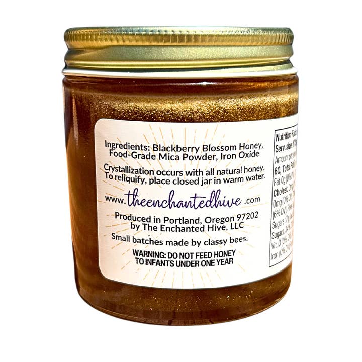 The Enchanted Hive - Wholesale Honey - Sparkle & Honey PNW Blackberry Blossom 5.5oz