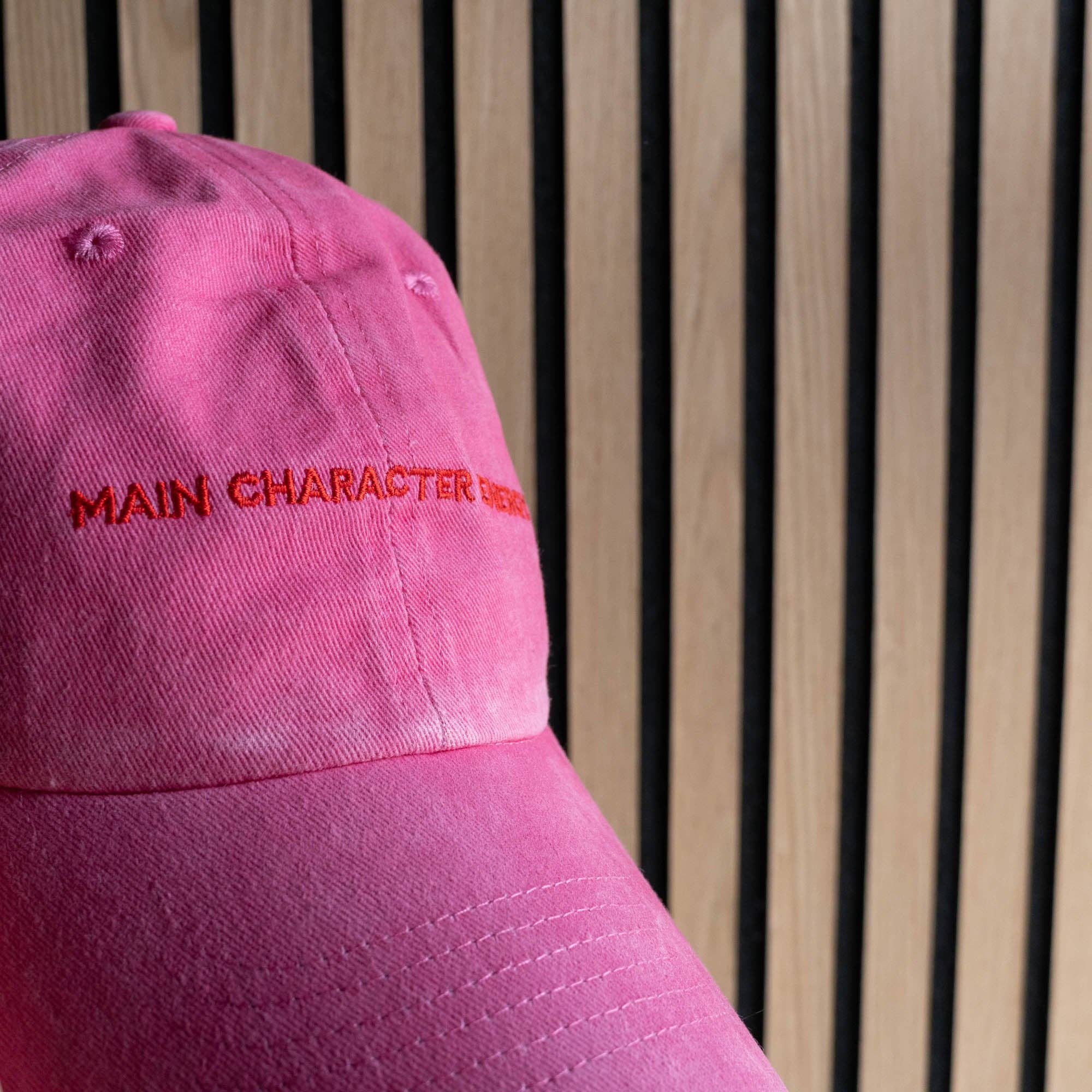 Finest Imaginary - Wholesale Baseball Cap - Unisex - Main Character Energy Pink Cap hat2