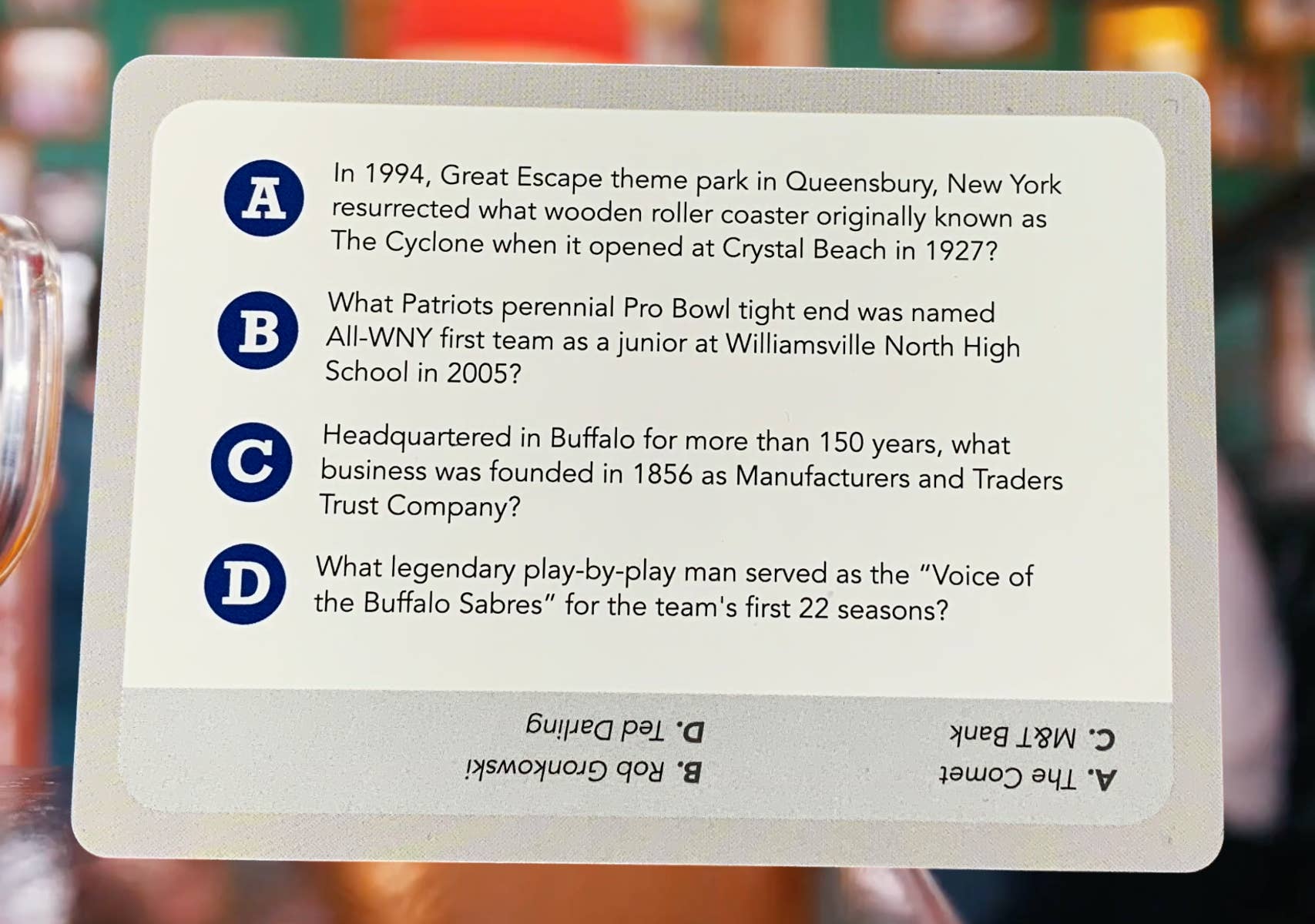 You Gotta Know Games - Wholesale Card Game - You Gotta Know Buffalo Hometown - Trivia Game (6)3