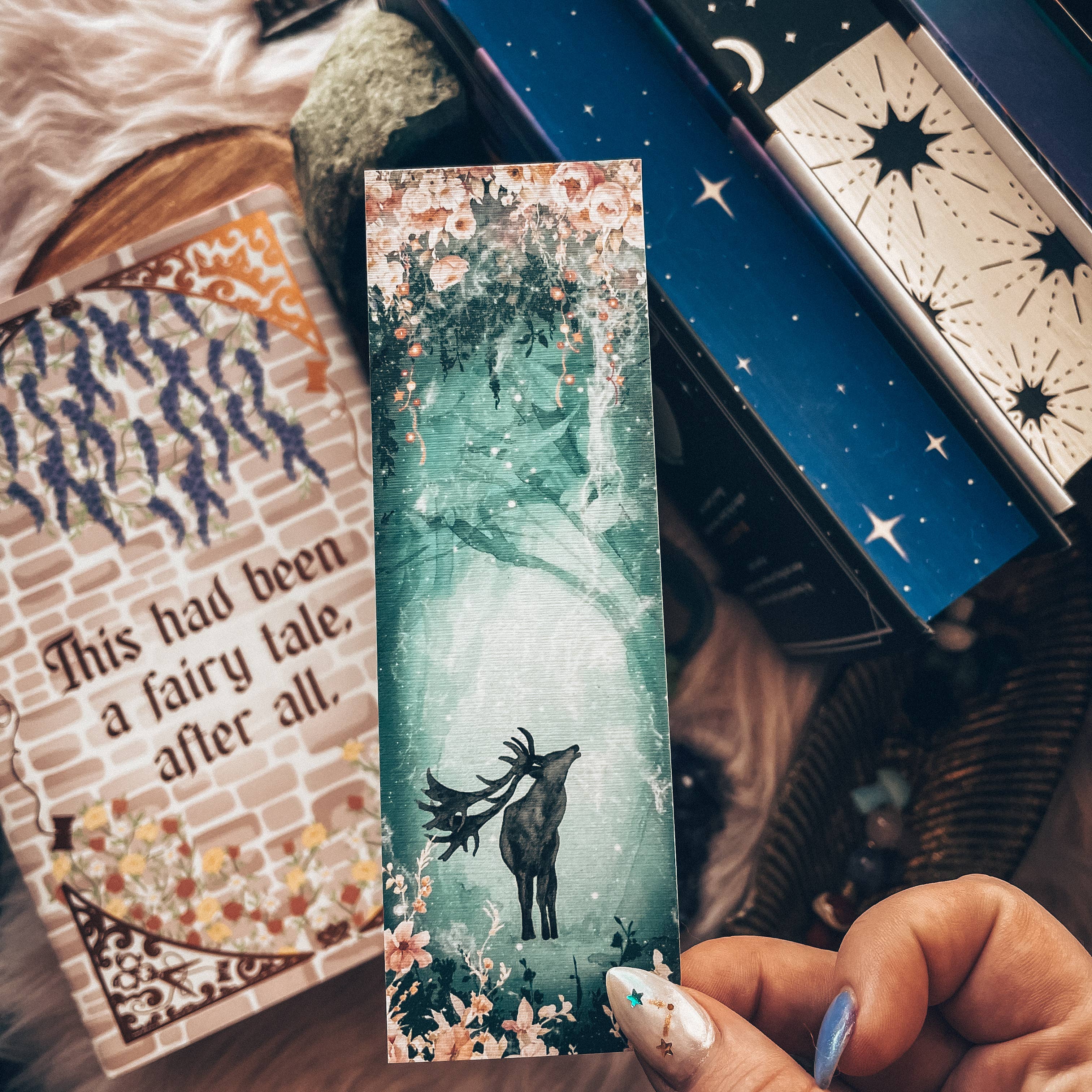 Mirkwood Scribes - Wholesale Bookmark - Deer in the Enchanted Forest Bookmark1
