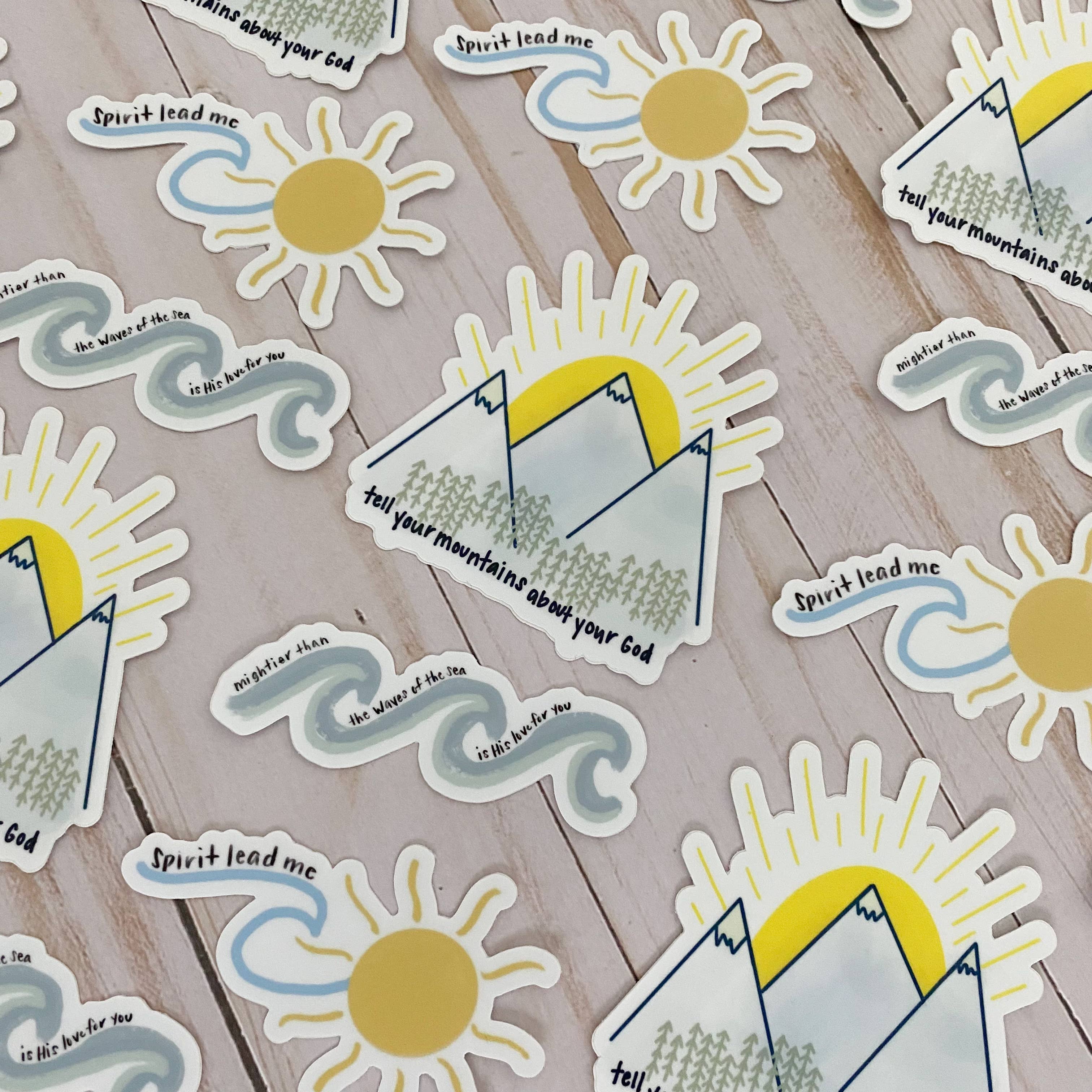 swaygirls - Vendita all'ingrosso Adesivo - Adesivo per versi della Bibbia | Adesivi cristiani | Dio è potente9