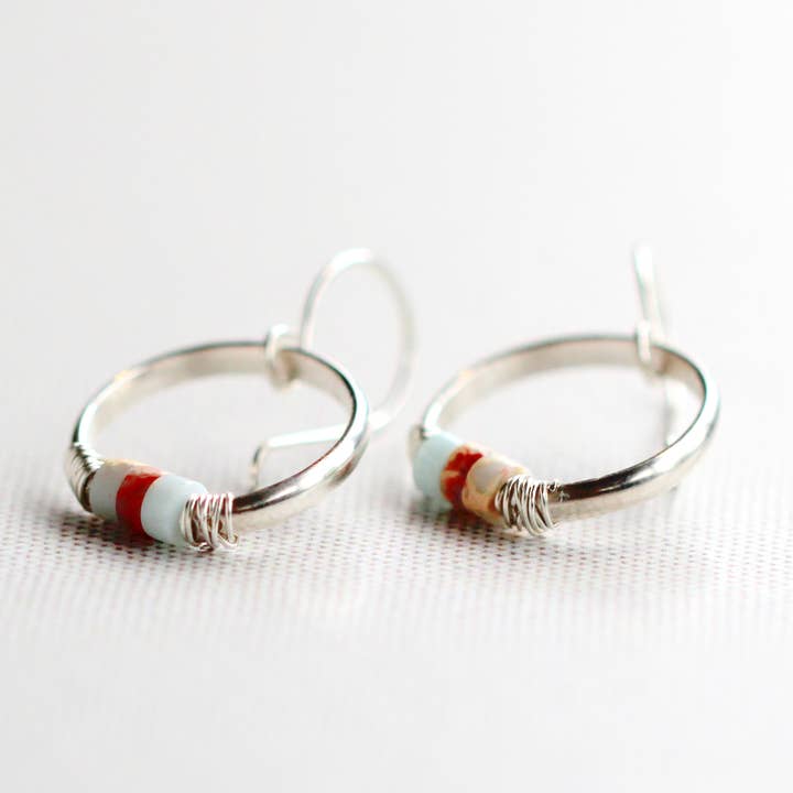 Saressa Designs - Wholesale Hoop Earrings - Drift Hoop Earrings0