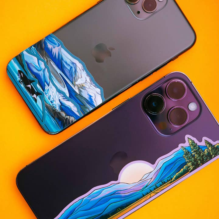 Hydrascape Stickers - Wholesale Sticker - Mount Rainier National Park Miniscape Sticker 1