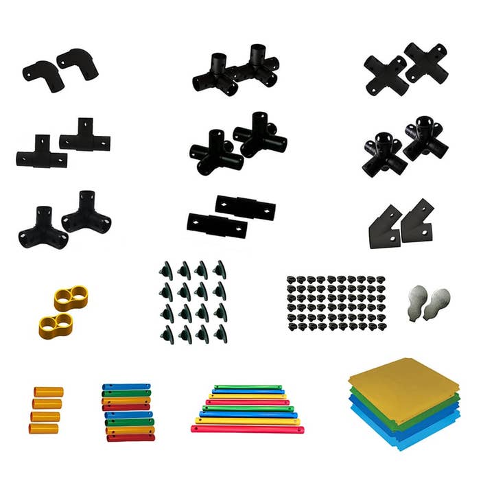 Pacote de Conectores Funphix, painéis, tubos e parafusos Fun por atacado de Funphix