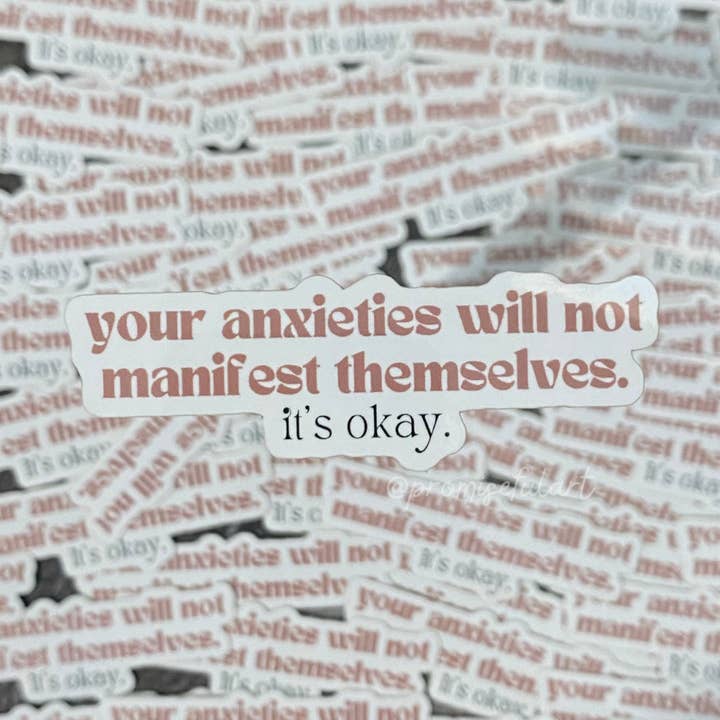 vos angoisses ne se manifesteront pas. pour la vente par Promiseful Art
