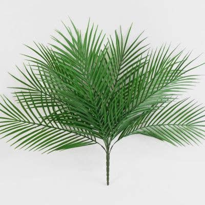 ES Essentials - Wholesale Artificial Flowers - Palm Bush X9, 20"HGreen