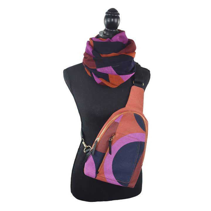 Dupatta Designs - Wholesale Crossbody Bag - Women's - Chihiro Colorblock Cross-body Bag10