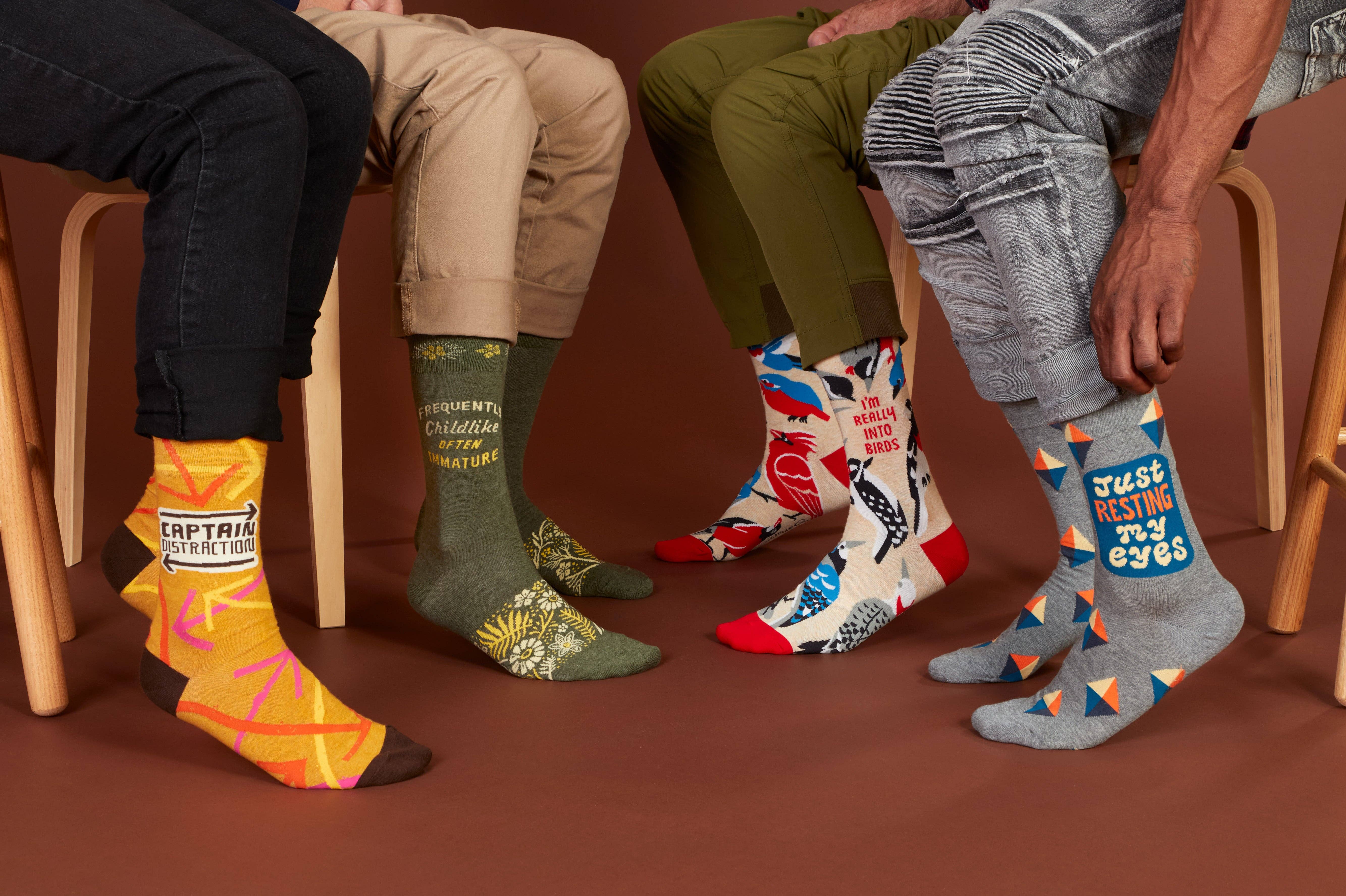 Incognito – wholesale Socks – Men's – SW1017 Really Into Birds Men's Socks1