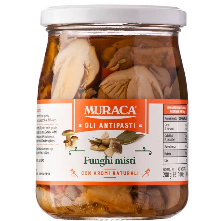 Muraca srl - Wholesale Olive Oil - Mixed Forest Mushrooms - 314g