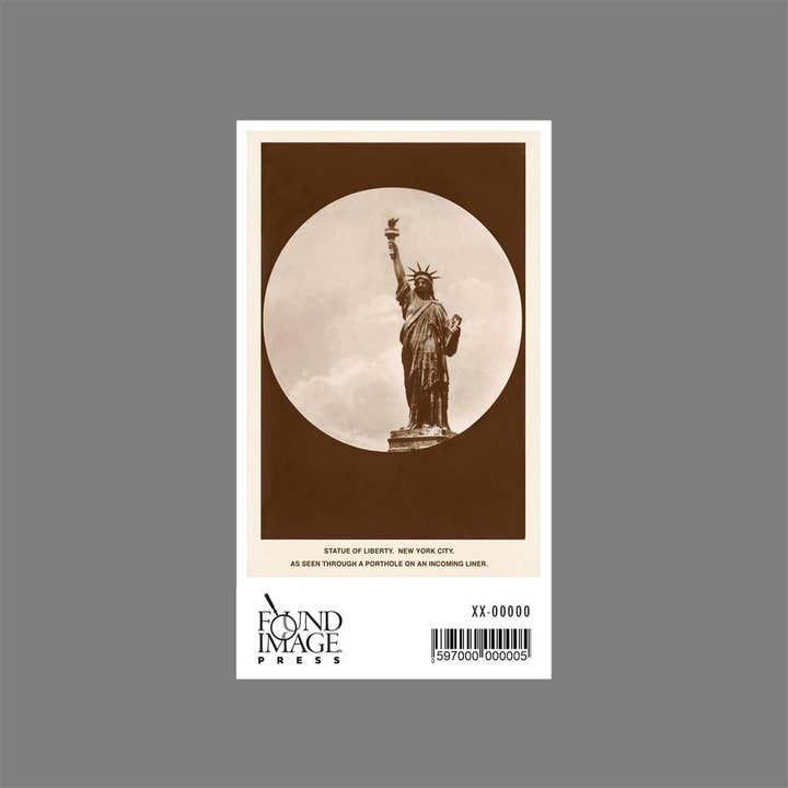 Found Image Press - Vente Autocollant - Autocollant NY-732 Statue de la Liberté, New York City1
