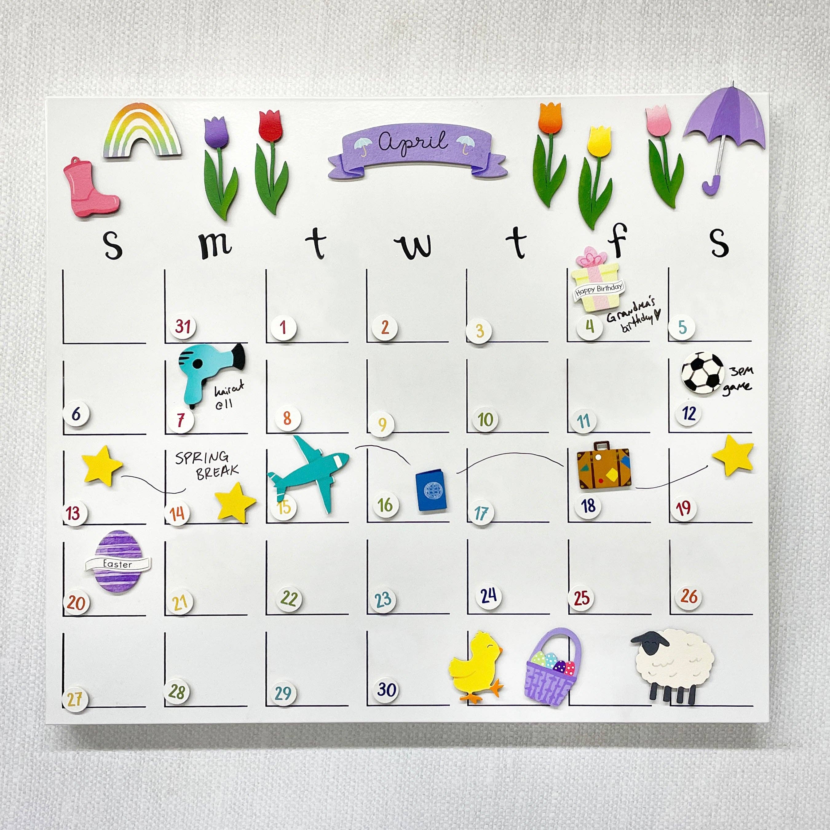 Roeda Studio - Wholesale Magnet - Birthday Calendar Magnets S/41