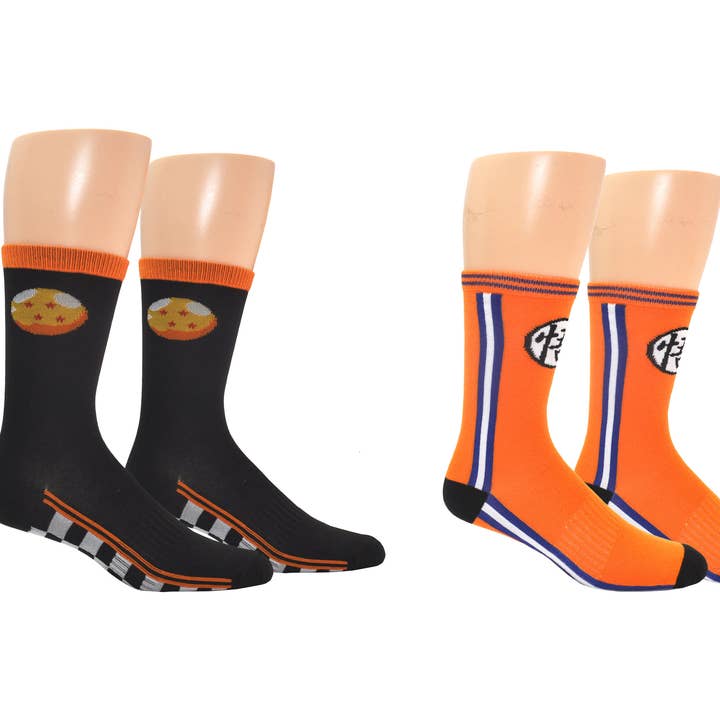 Dragon Ball Super Streetwear 2 Pair Crew Socks for wholesale by Everything Legwear