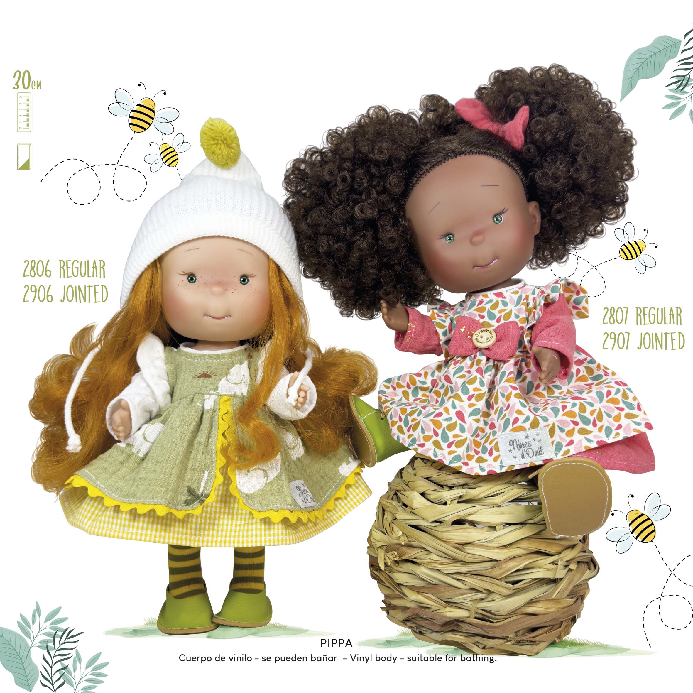 Nines Artesanals d'Onil Dolls - Vente Poupée – enfant - Poupée Pippa Campagne1