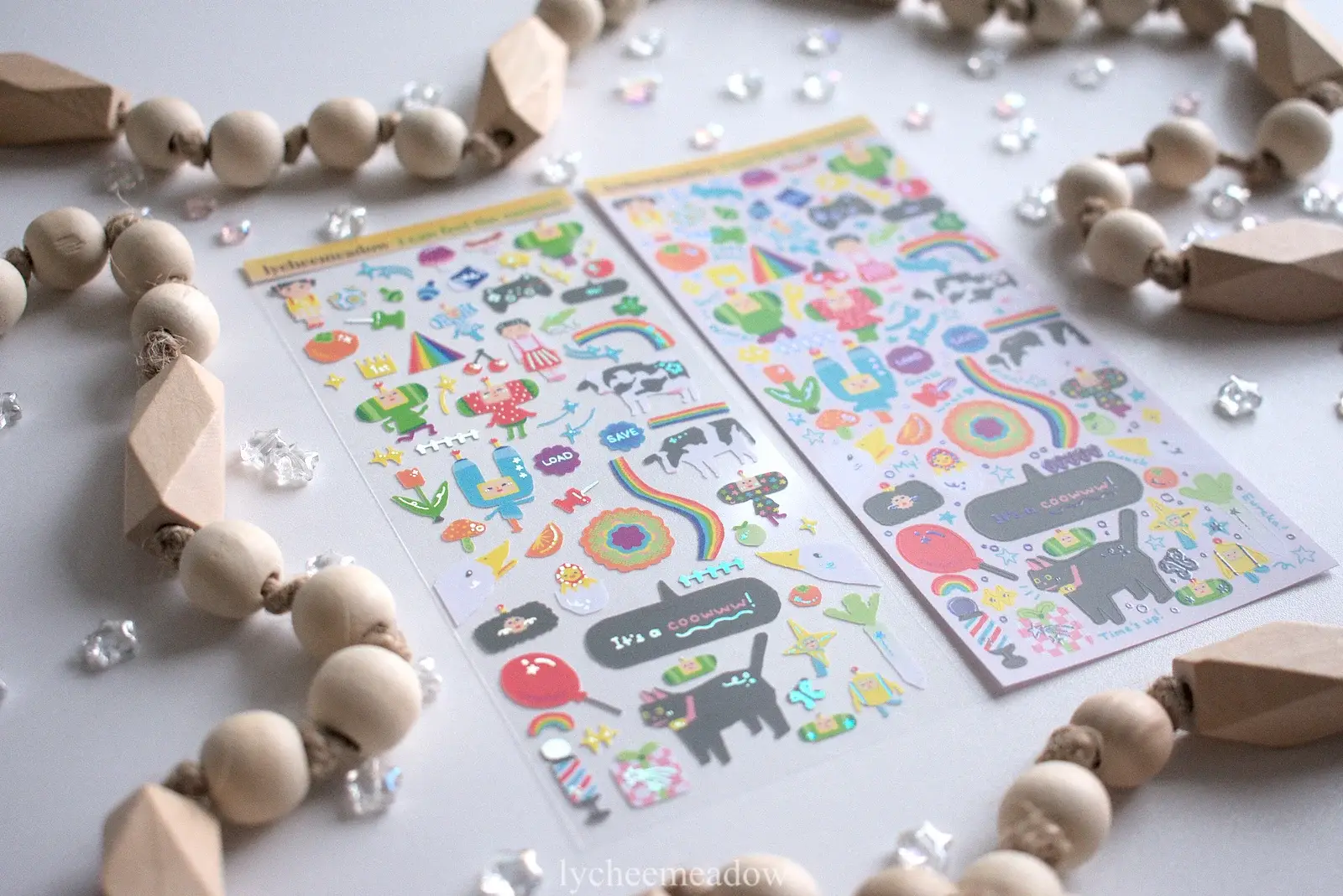 Lycheemeadow - Wholesale Sticker - I Can See the Cosmos Holographic Sticker Sheet7