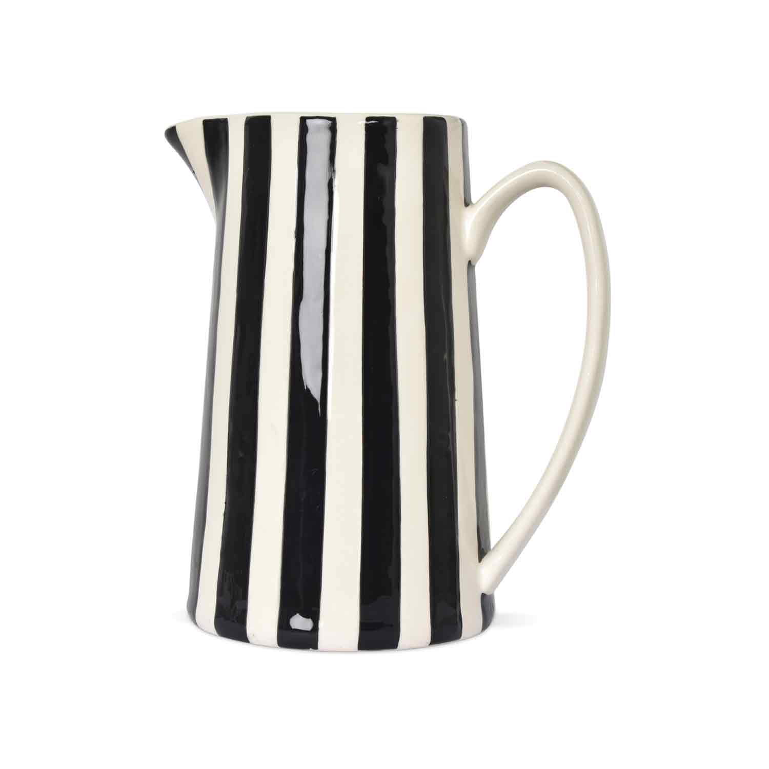 Nero Brocca a righe gm nero L17,8 P12,5 H21,3cm in vendita all'ingrosso su Faire