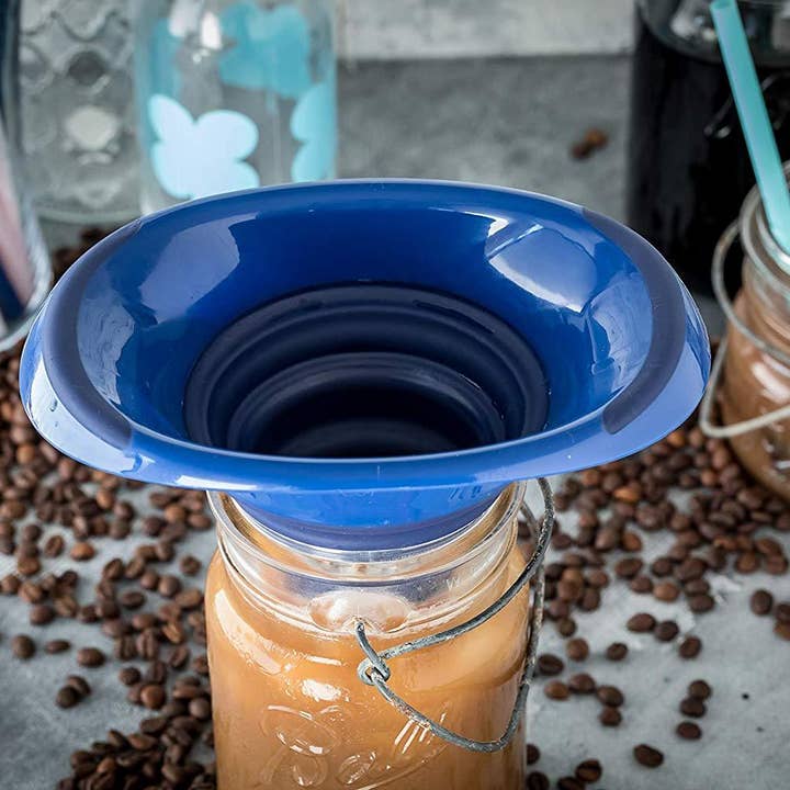 Brewing America - Wholesale Funnel - Kitchen Canning Funnel - Wide Mouth Mason Jars Collapsible S
