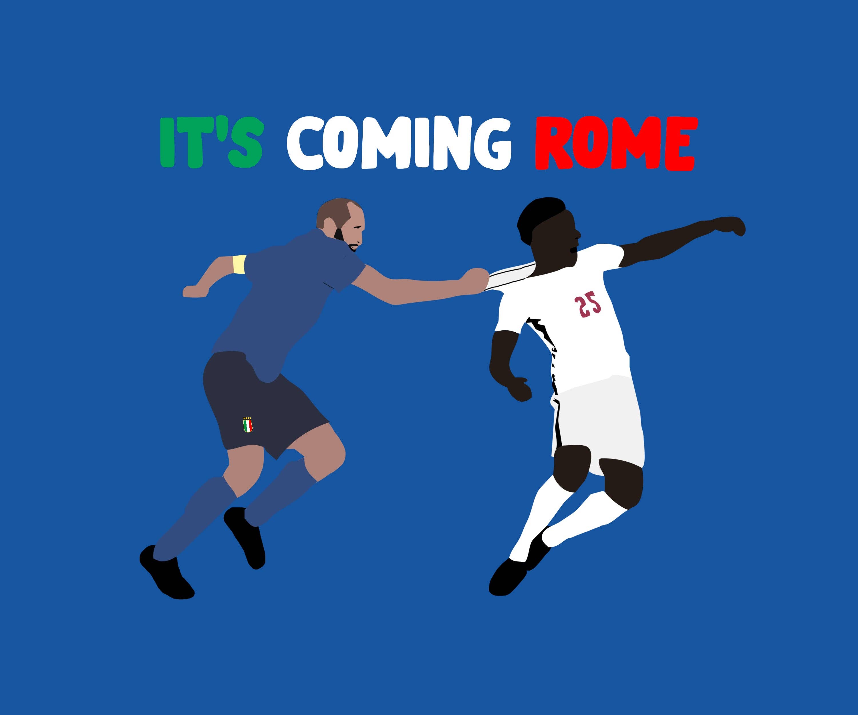Foot Dimanche - Venta al por mayor Camiseta - Unisex - Camiseta It's Coming Rome3