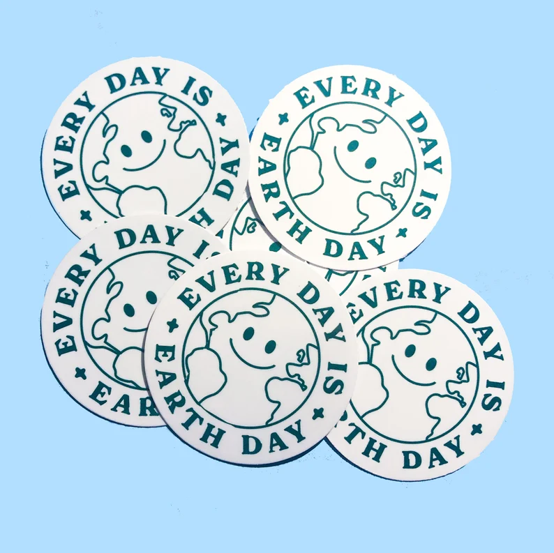 Societal Stickers - Vente Autocollant - Sticker Jour de la Terre Chaque jour1