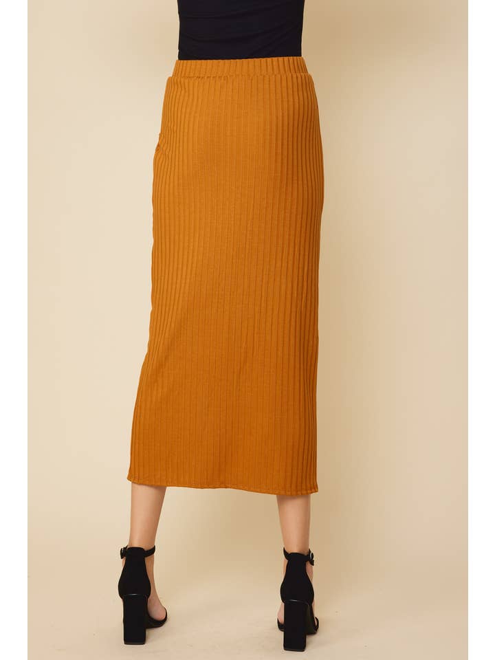 FSL Apparel - Wholesale Skirt - Women's - SS8032 - RIBBED WARP MIDI SEXY SKIRT15