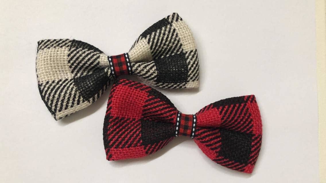 DOG BOW TIES - Wholesale Pet Bow Tie - Dog - *Checkered Plaid1