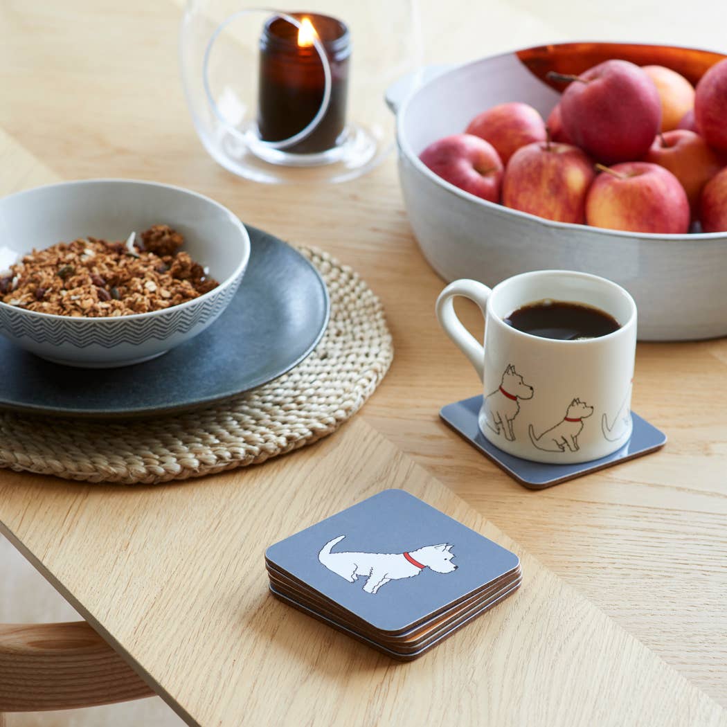 Sweet William Designs - Vente Sous-verre - Sous-verre - Westie1