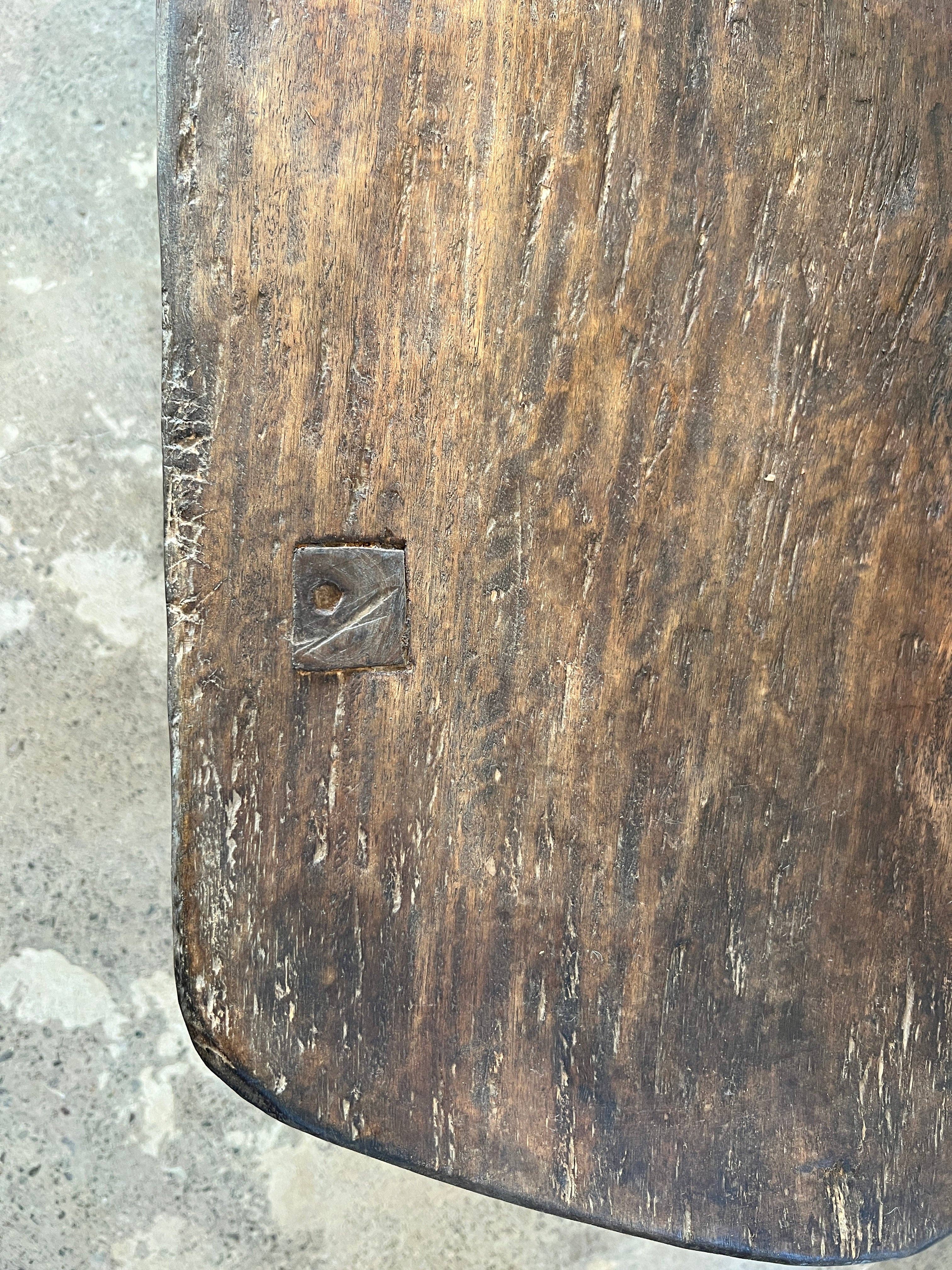 Office Objets - Wholesale Coffee Table - Large round coffee table in antique Asian teak L:2m W:50 H:5019