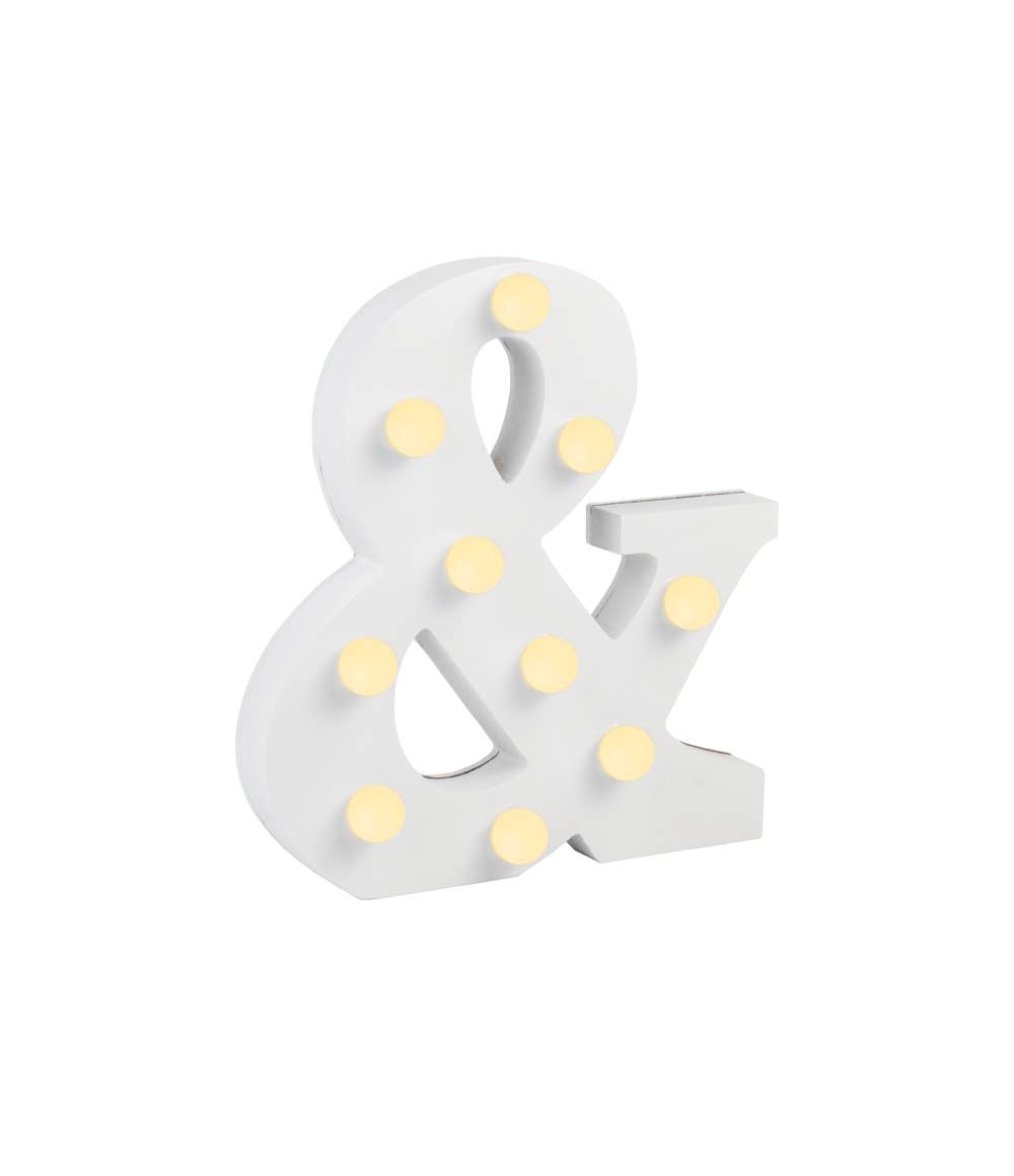 PD Party - Wholesale Decorative Tabletop Object - Light Letters - &