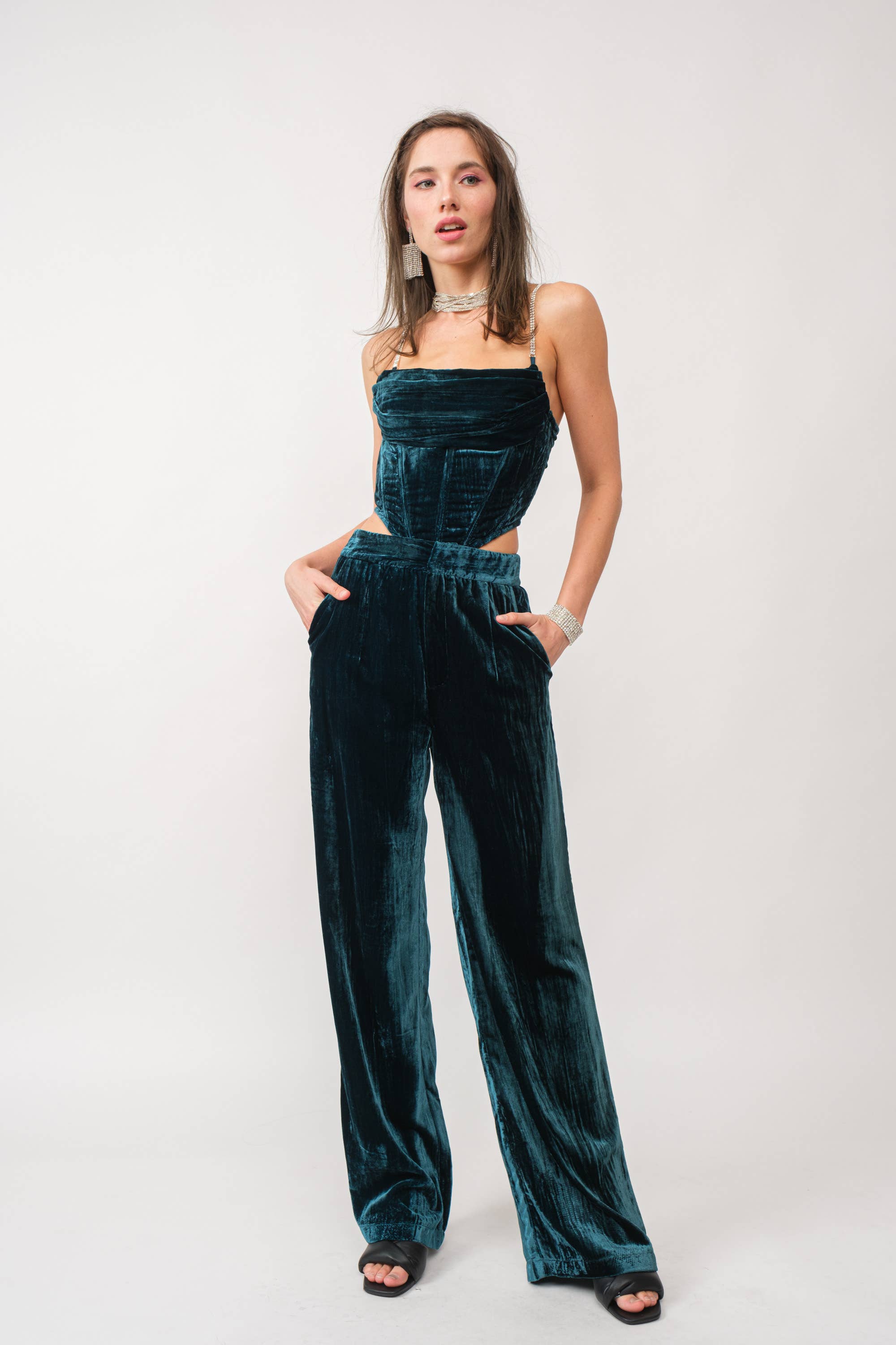 SARCELLE PANTALON EN VELOURS S80223 en vente sur Faire17