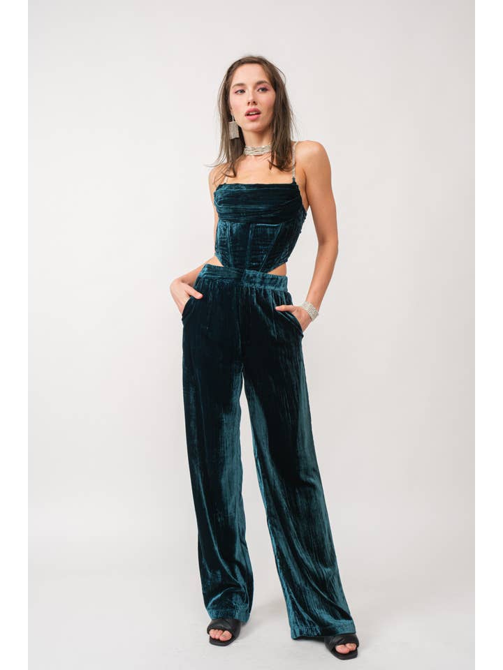 SARCELLE PANTALON EN VELOURS S80223 en vente sur Faire17