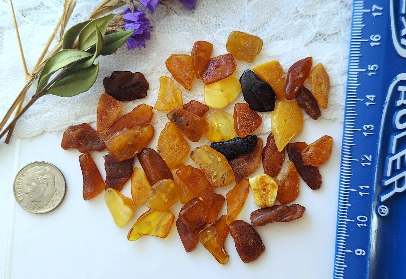 Amber Auksas - Wholesale Beads - Genuine Mixed Baltic Amber Loose Beads for DIY ♥️GIA2