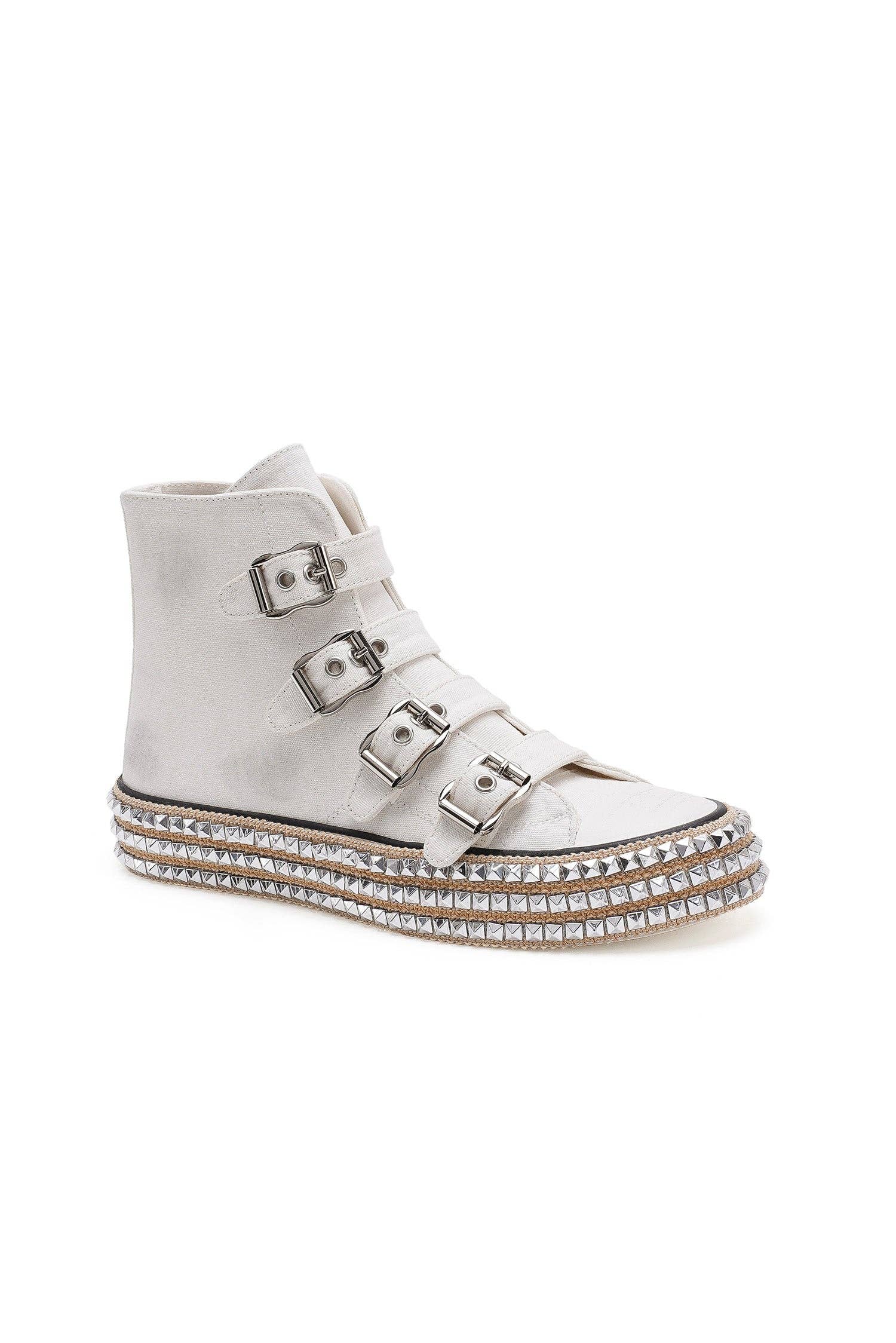 BEAST FASHION - Venta al por mayor Zapatillas urbanas - Mujer - Zapatillas de caña alta con hebilla ASH-161