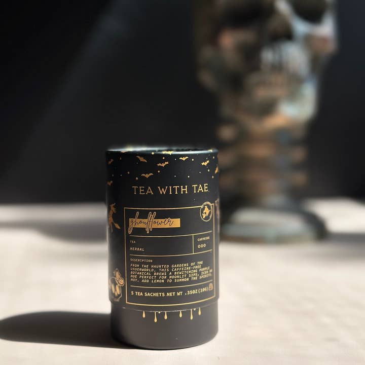 Tea with Tae - Wholesale Tea Bags - Ghoulflower Halloween Mini Tea Tube Gift (Ltd. Edition)8