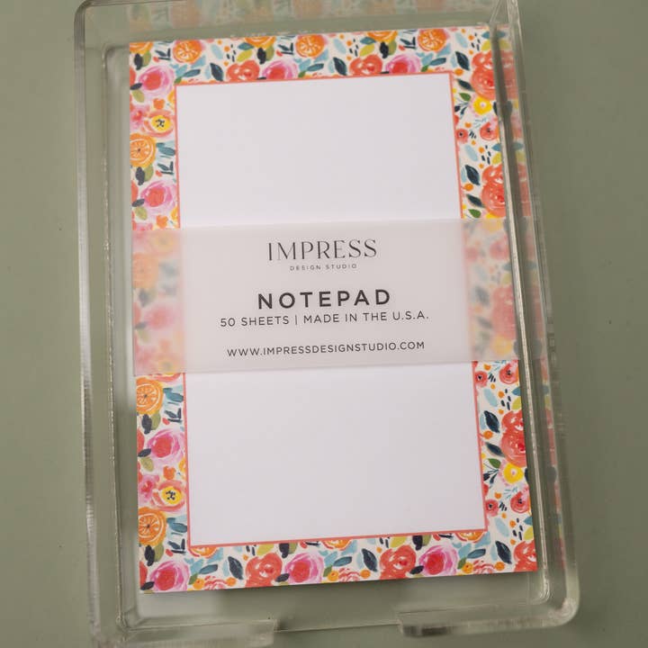 Impress Design Studio - Wholesale Desk Organizer - Acrylic Notepad Tray2