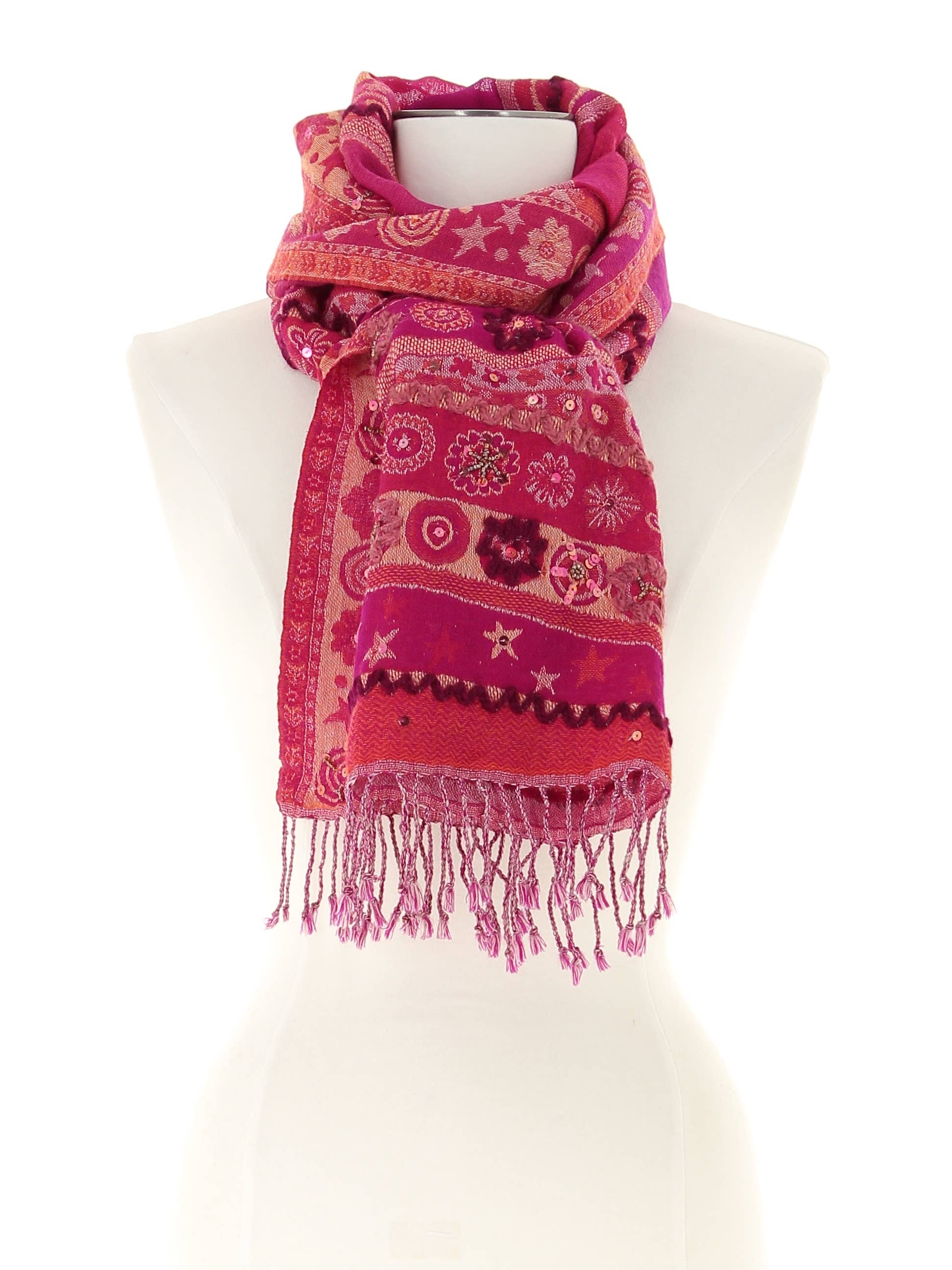 DIWALI PARIS – wholesale Scarf – Women's – NOURESTAN SCARF - 100% WOOL1