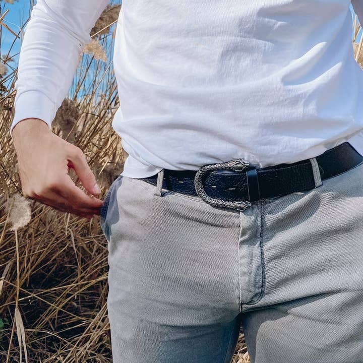 Christina Christi - Vendita all'ingrosso Cintura - Uomo - Cintura con fibbia in argento5