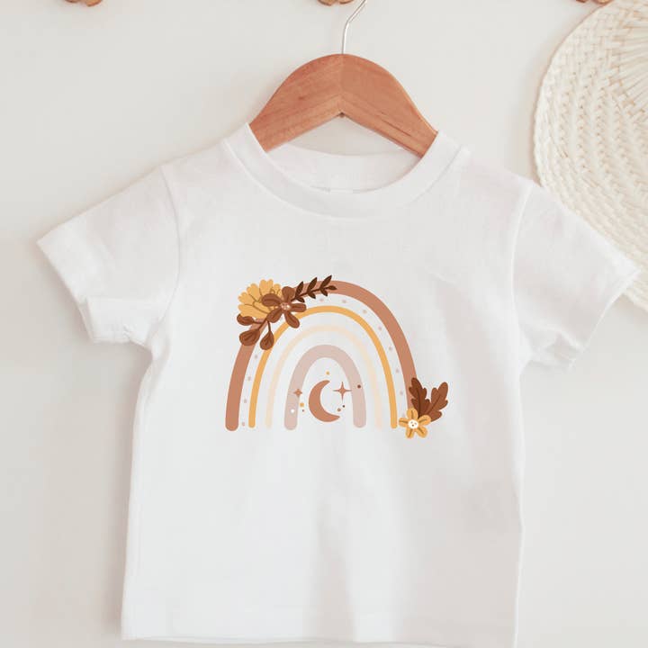 Blommig Boho Regnbåge Småbarnsskjorta för wholesale av Petite Star Rising