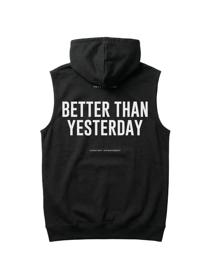 Bättre än igår ärmlös huvtröja för wholesale av Thundernoise