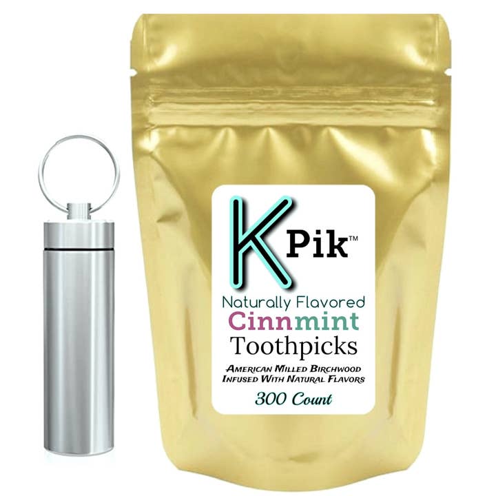 Palitos de dente e suporte de hortelã 300ct por atacado de K-Pik