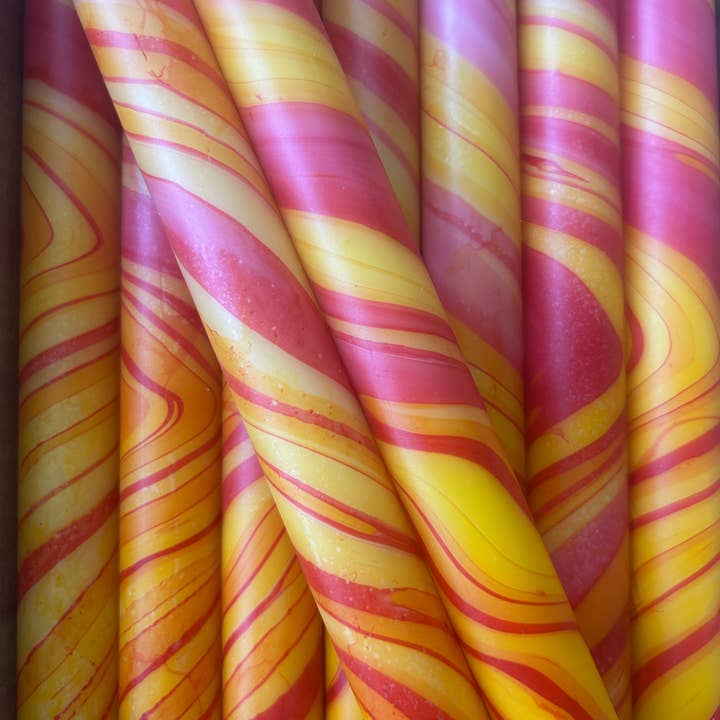 The Colour Emporium - Wholesale Tapered candle/candlestick - Marbled Candles Individual14