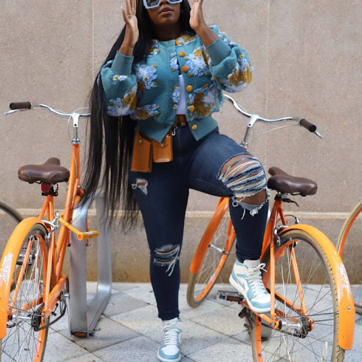 ACCITY - Wholesale Cardigan - Women's - Vintage Floral Knit Cardigan Jacket for Women_CWOCO009410