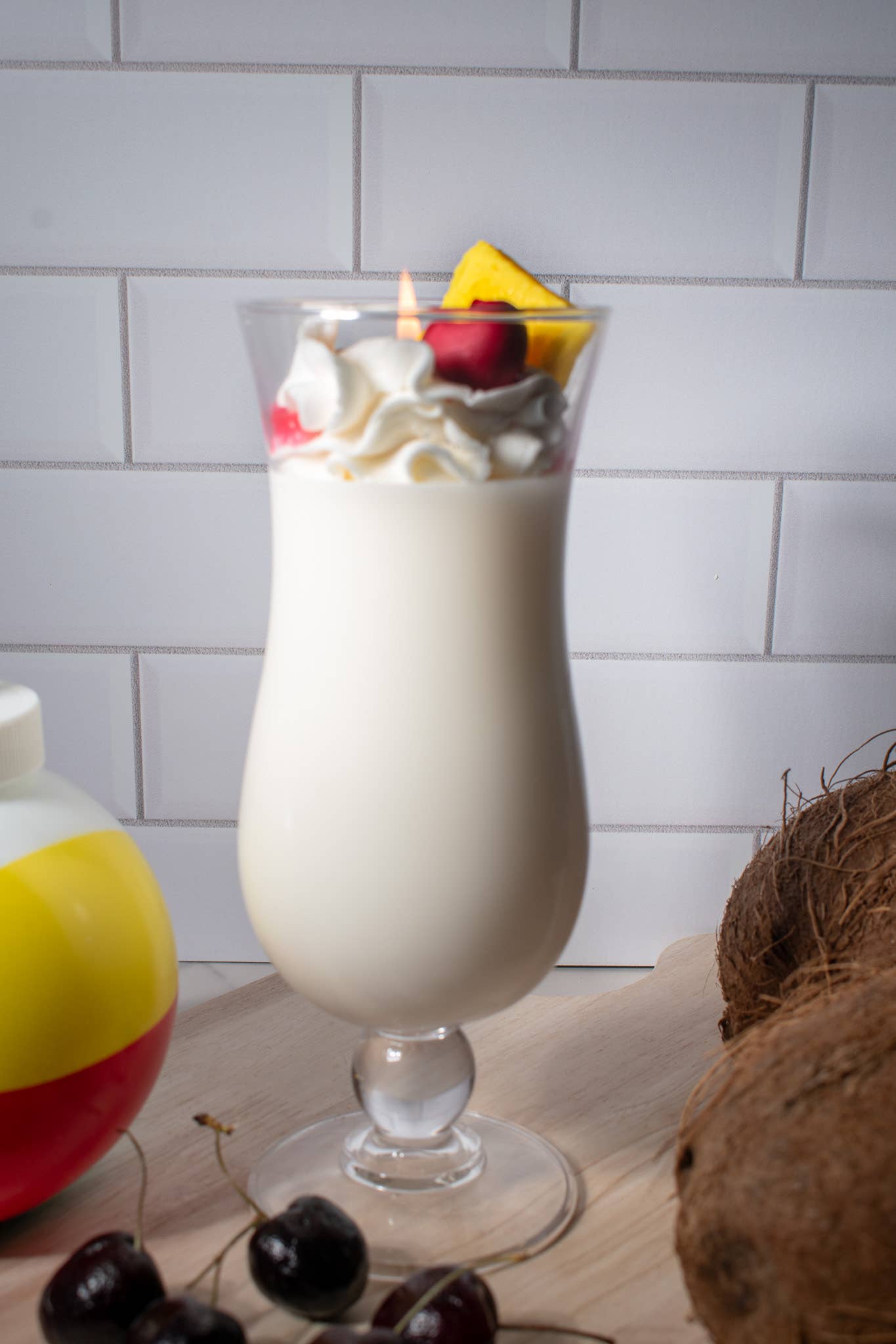 Pink Spruce - Wholesale Novelty Candle - Hand poured Pina Colada Candle 7