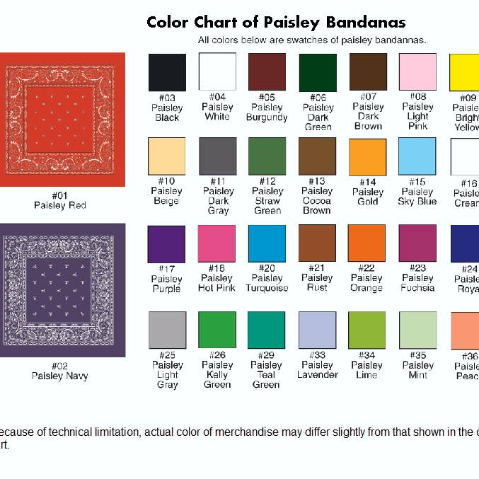 Dead Rockers - Wholesale Bandana - Unisex - Bandanas - All Colors4