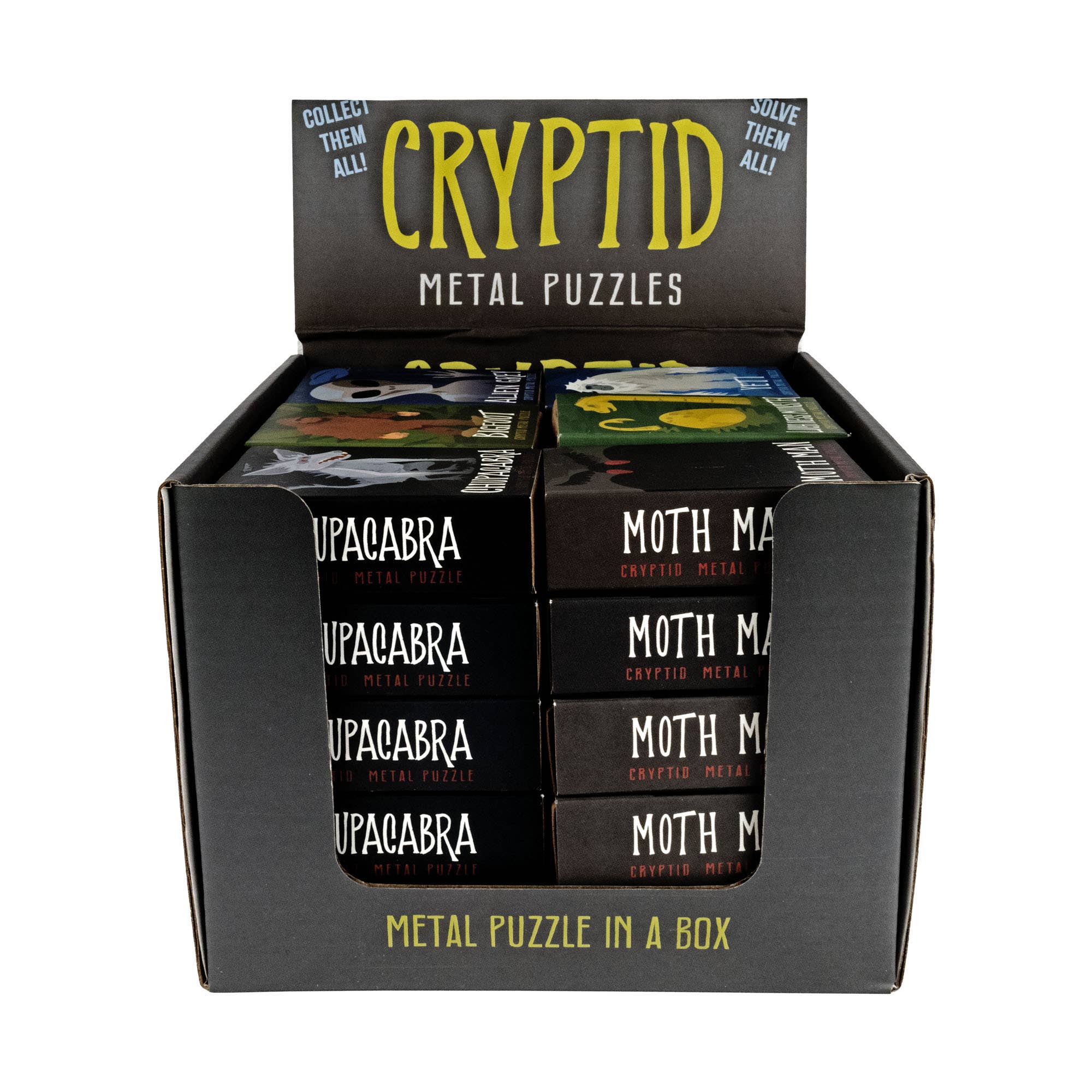 Project Genius - Wholesale Puzzle - Adult - 30 pc Cryptid Puzzlebox Display (Individual SRP $2.99)9