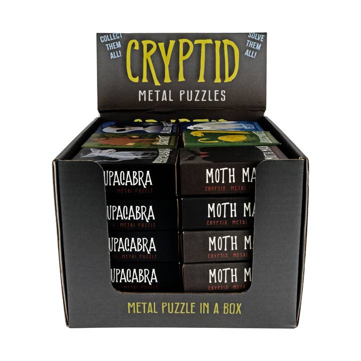 Project Genius - Wholesale Puzzle - Adult - 30 pc Cryptid Puzzlebox Display (Individual SRP $2.99)9