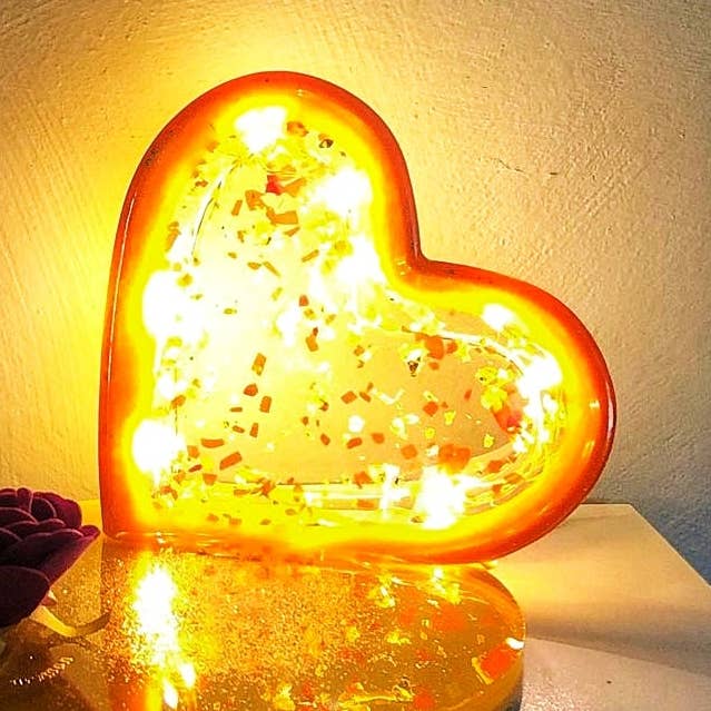 Waltitchies – wholesale Dekorativt bordsobjekt – Hjärta på ljus bas mamma0