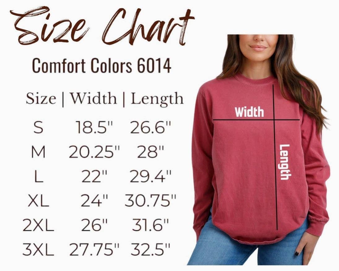 Glaime - Vente T-shirt à imprimés – femme - T-shirt à manches longues bohème floral de Noël Comfort Colors2