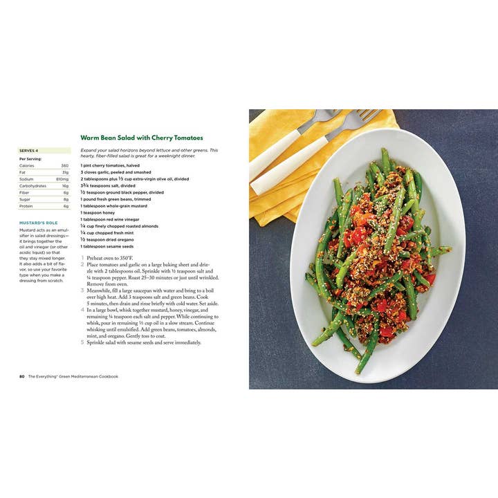 Simon & Schuster - Wholesale Cookbooks & Food - Everything Green Mediterranean Cookbook by Peter Minaki3